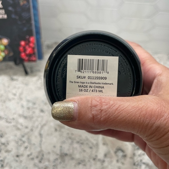 Starbucks Fall 2024 Black and Orange Halloween SS Bottle Tumbler.NWT. HTF. Rare! - Picture 9 of 9